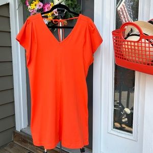 NEW FREE ASSEMBLY Orange V-Neck Dress - Vacation?!